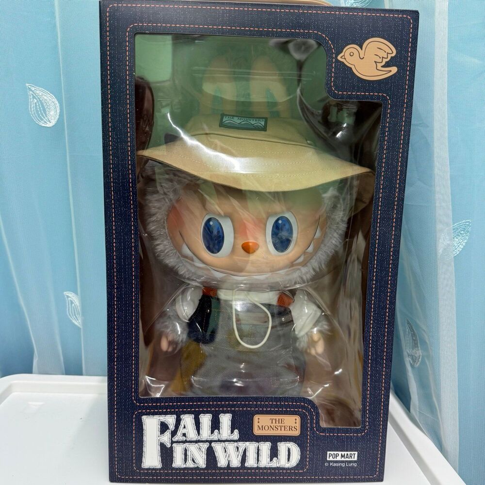 POP MART THE MONSTERS FALL IN WILD SERIES Vinyl Plush Doll Large Version